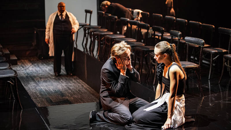 Сеанс с разоблачением: в МХТ состоялась премьера спектакля &laquo;Дамасобачка&raquo;