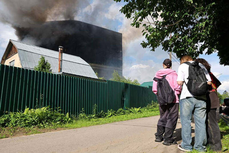 Пожар во Фрязино: в огне погибли люди