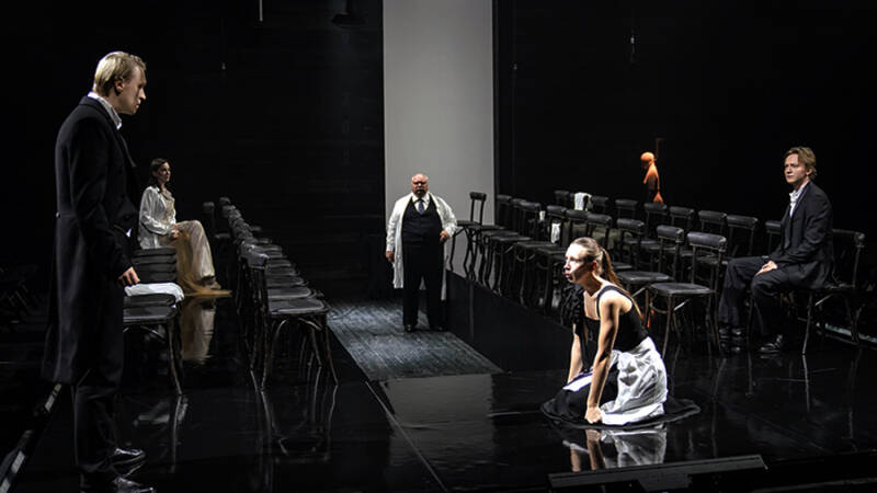 Сеанс с разоблачением: в МХТ состоялась премьера спектакля &laquo;Дамасобачка&raquo;