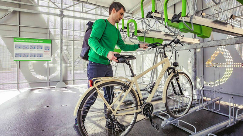 Ликсутов рассказал о&nbsp;крытых парковках для велосипедов и самокатов