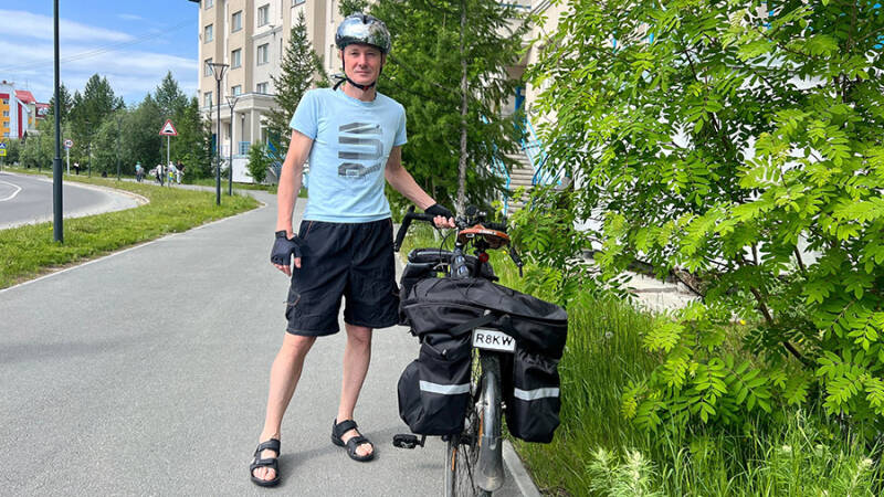 Велосипедист из Ямала преодолеет более 6 тыс. км на пути в Краснодар