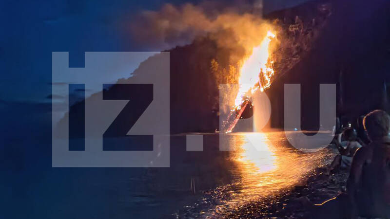 Площадь пожара в бухте Инал в Туапсинском районе достигла 6 тыс. кв. м