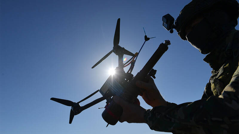 ВС РФ уничтожили украинский БПЛА &laquo;Баба-яга&raquo; в Курской области