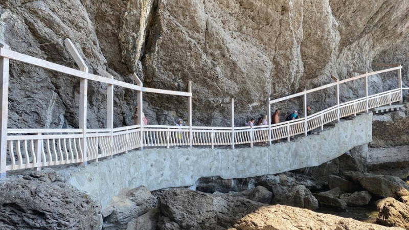 «Тропу Голицына» в Новом Свете привели в порядок после шторма