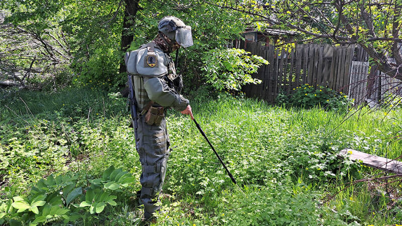 В Липецкой области продолжают обезвреживать обломки украинских БПЛА