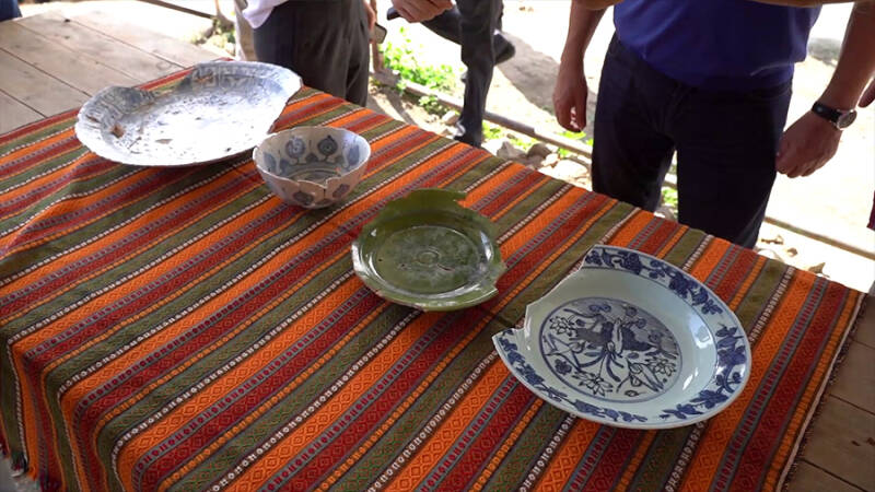 Археологи нашли на территории Нарын-кала в Дербенте тарелки XVII века